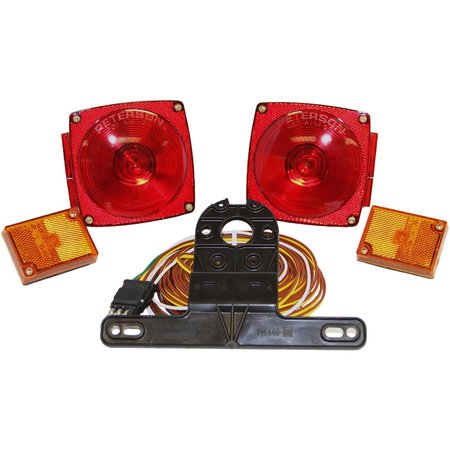 PETERSON MANUFACTURING Tail Light Side Marker Incandescent Non Submersible Square 434 Length x 41 V540